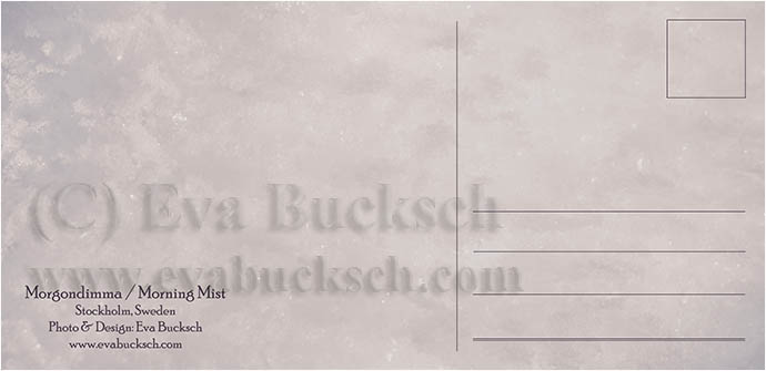 Morgondimma - konskort av Eva Bucksch